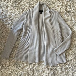 Forever 21 open front gray cardigan